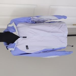 Columbia Lightweight full front zipper Jacket/Windbreaker with hood Large